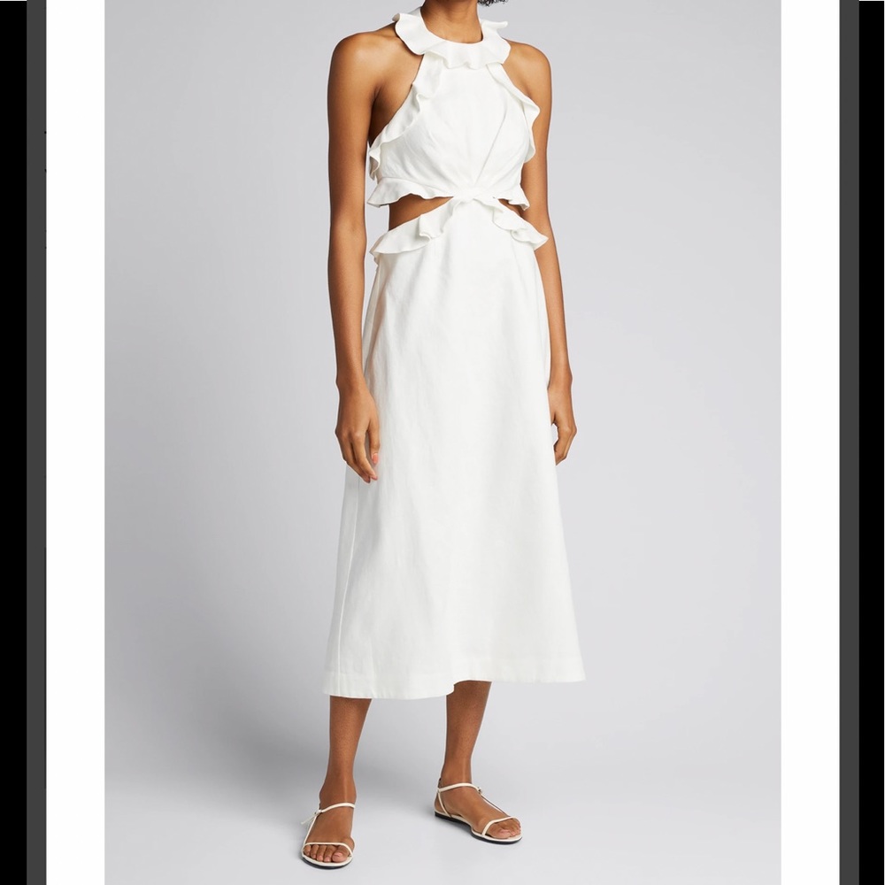Zimmermann linen lovestruck dress sz 1  small Resort